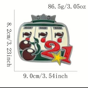 New Las Vegas belt buckle 3.23x3.54